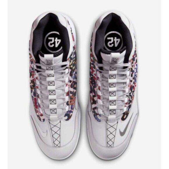 Nike Griffey 2 MCS Jackie Robinson Hi Baseball Cleats Men\'s Size 10 NEW main image 10